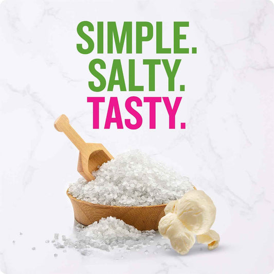 Angie's BOOMCHICKAPOP Sea Salt Popcorn – Wholesome Pantry Snack for Gluten-Free Wellness Routines, 6.7 oz