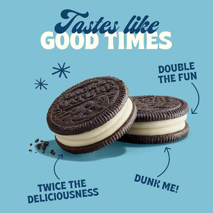 Back to Nature Double Creme Sandwich Cookies – After-School Treat for Kids, Non-GMO Plant-Based Cookies, 8.25 oz Box