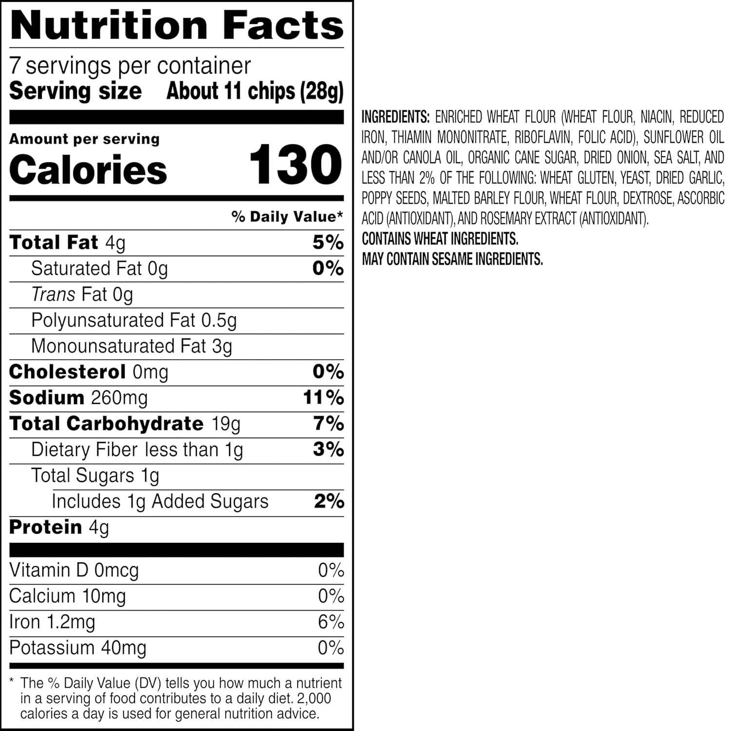 Stacy's Simply Naked Pita Chips – Portable Crunchy Snack for Picnics and Potlucks
