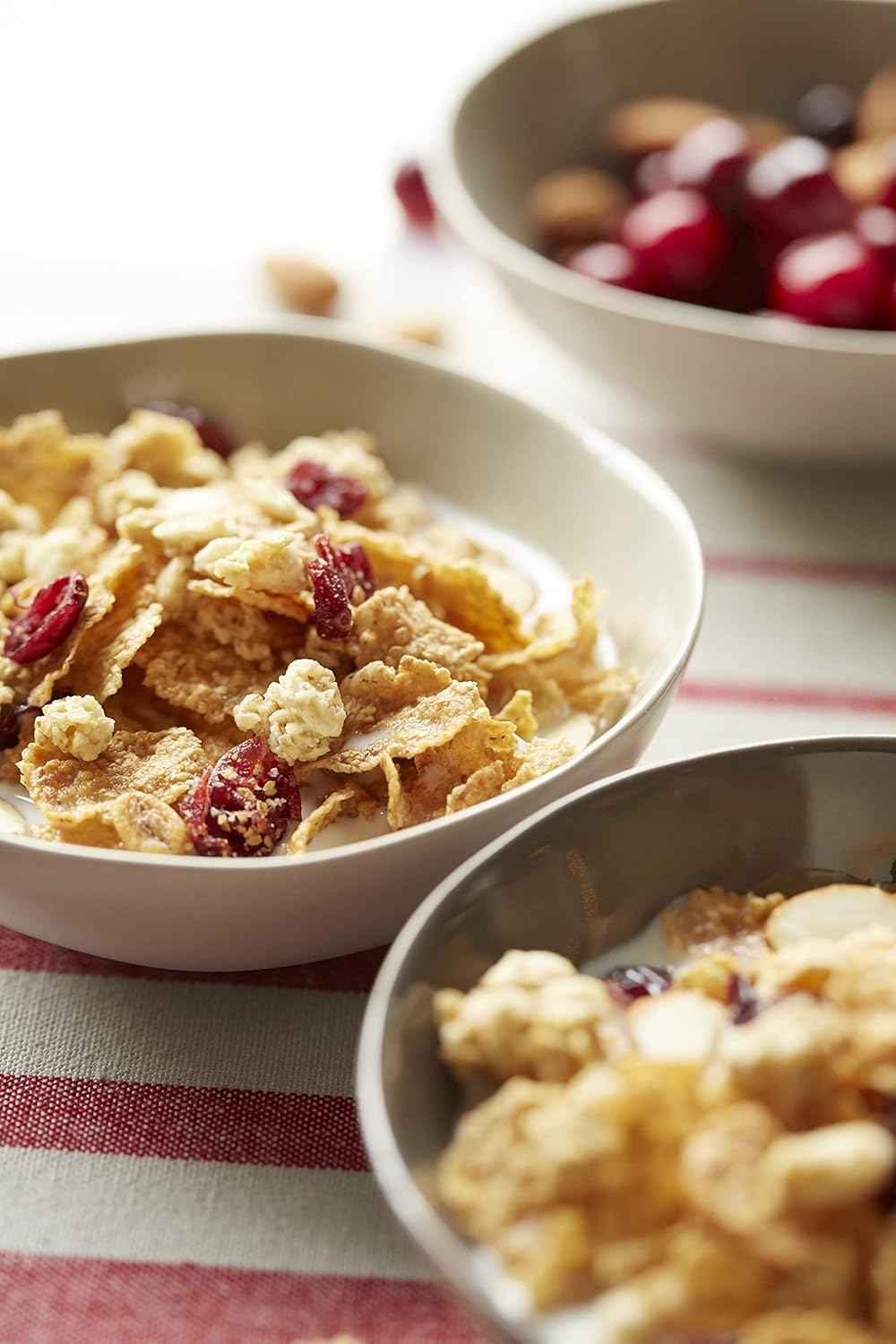 Great Grains Cranberry Almond Crunch Cereal – Kid-Friendly Whole Grain Breakfast Cereal for Family Bowls, 14 oz Box