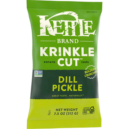 Kettle Brand Potato Chips Sea Salt Kettle Chips, 7.5 Oz – Gluten-Free Lunchbox Chips Kids Actually Eat