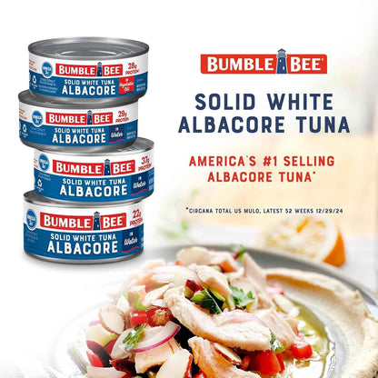 Bumble Bee Wild Caught Tuna 5 oz Cans – Kid Safe Pantry Staple for Tuna Pasta and Wraps, 24 Pack