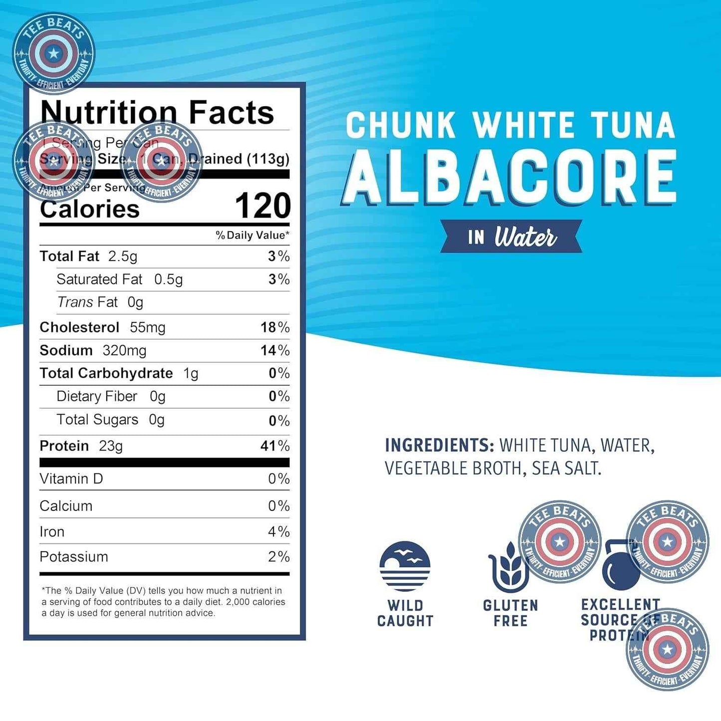 Bumble Bee White Albacore Tuna – Omega-3 Rich, B12 Powered Canned Tuna for Fitness-Focused Wellness Routines