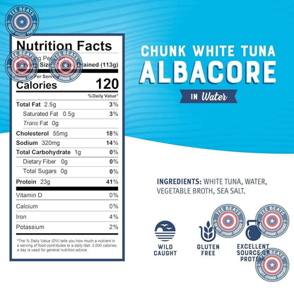 Bumble Bee White Albacore Tuna – Omega-3 Rich, B12 Powered Canned Tuna for Fitness-Focused Wellness Routines