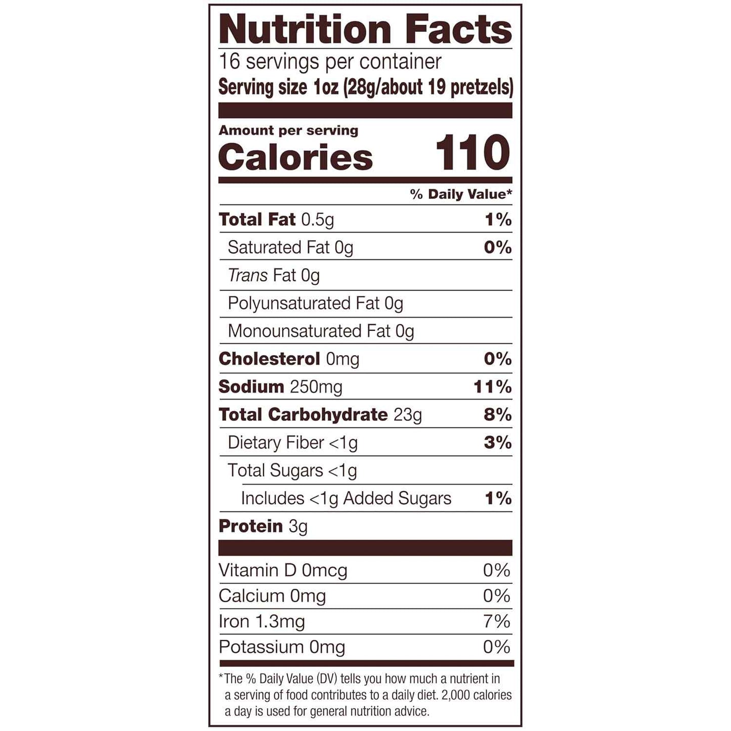 Snyder's of Hanover Sourdough Hard Pretzels – Fat-Free Snack for Calorie-Conscious Lifestyles