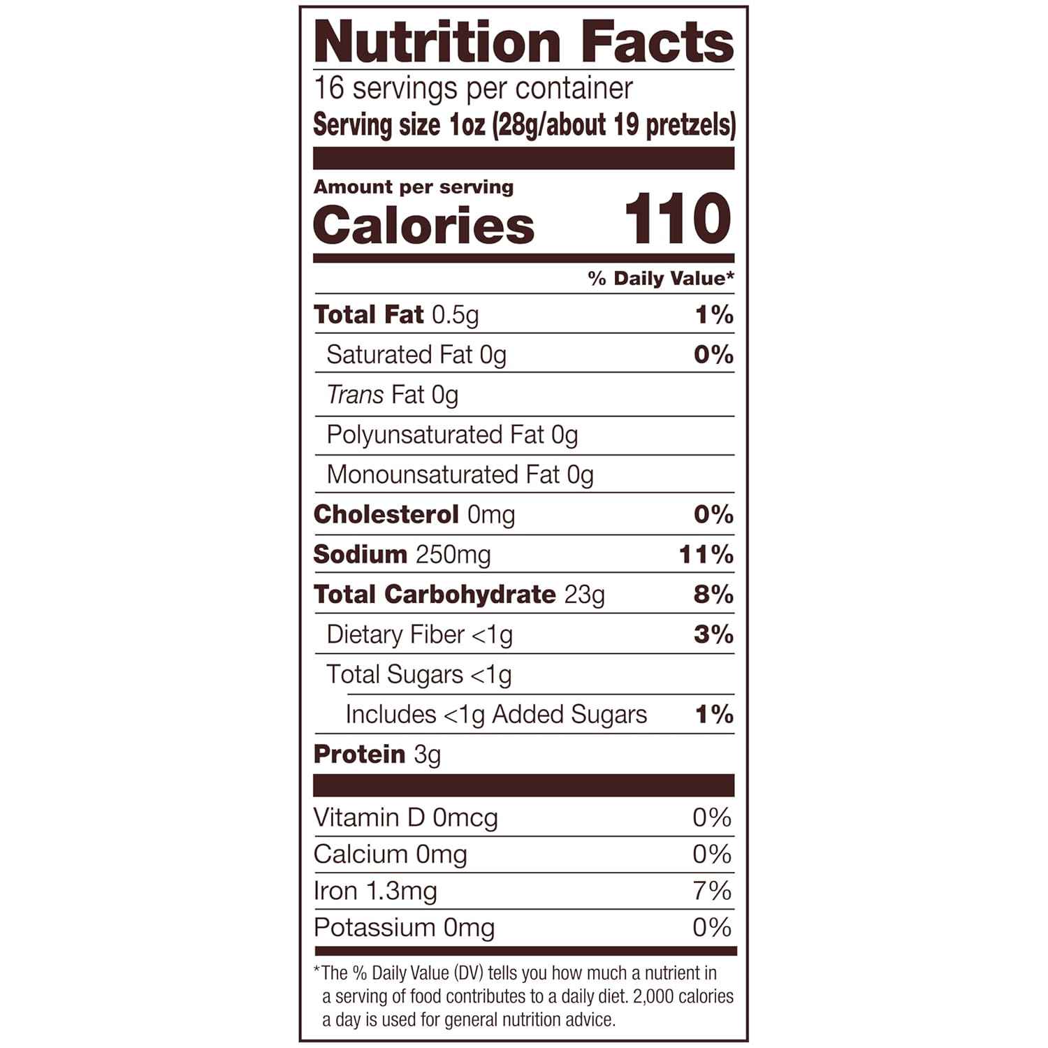 Snyder's of Hanover Sourdough Hard Pretzels – Fat-Free Snack for Calorie-Conscious Lifestyles