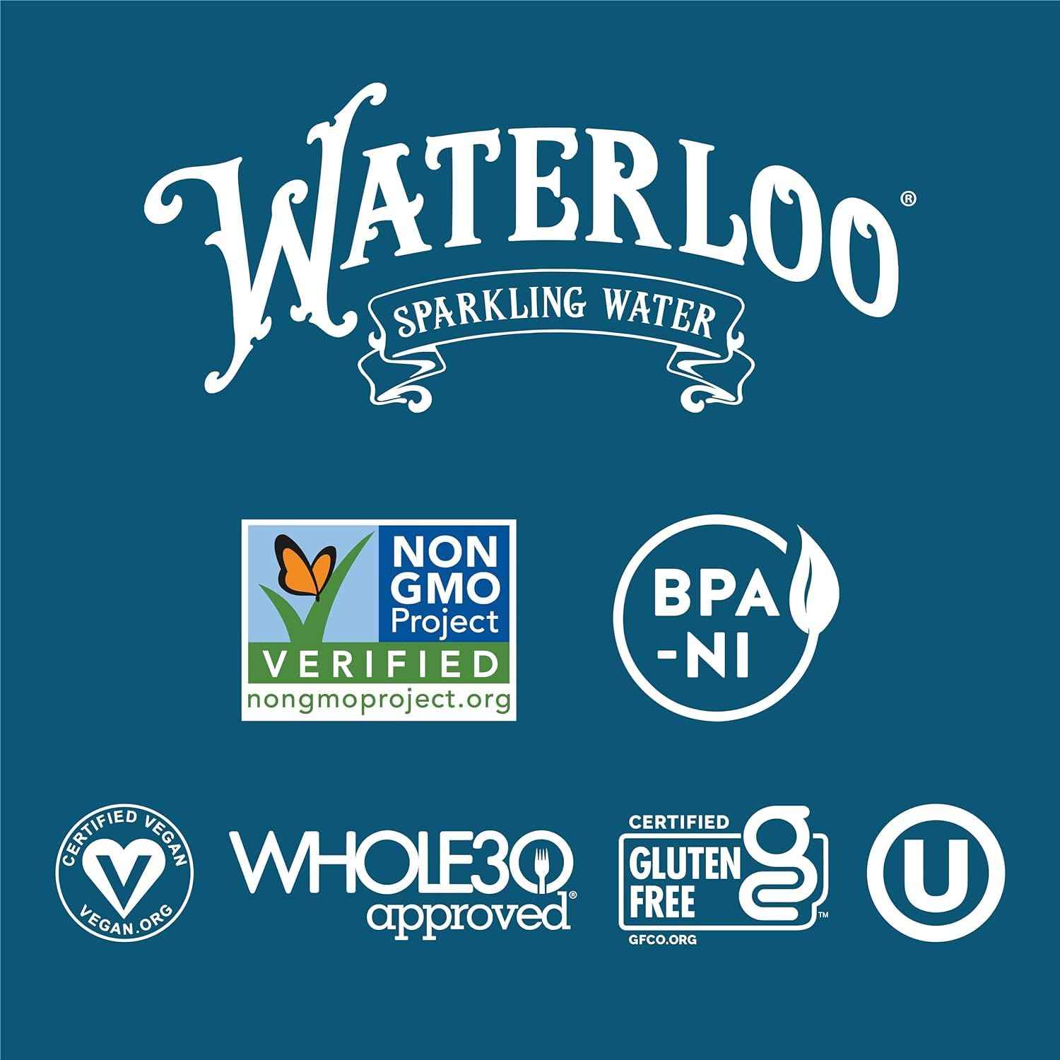 Waterloo Sparkling Water Guava Berry – Whole30 Approved Refreshment for Clean Eating Rituals
