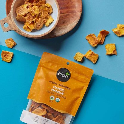 Elan Organic Dried Mango Slices – Healthy Edible Gift for the Health-Conscious Friend