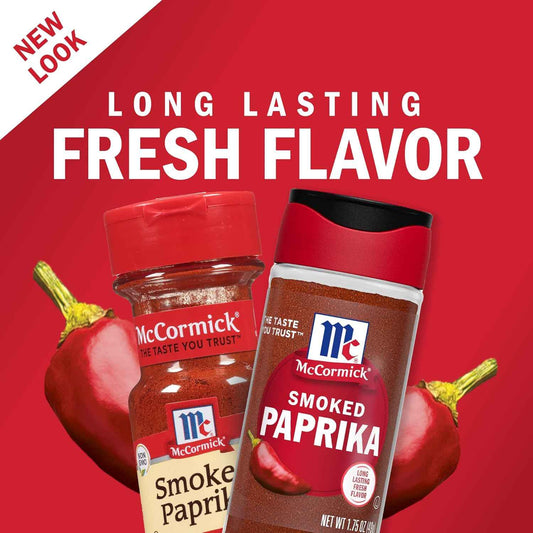 McCormick Paprika Spice – Clean and Simple Pantry Staple for Uncluttered Kitchens, One Versatile Jar