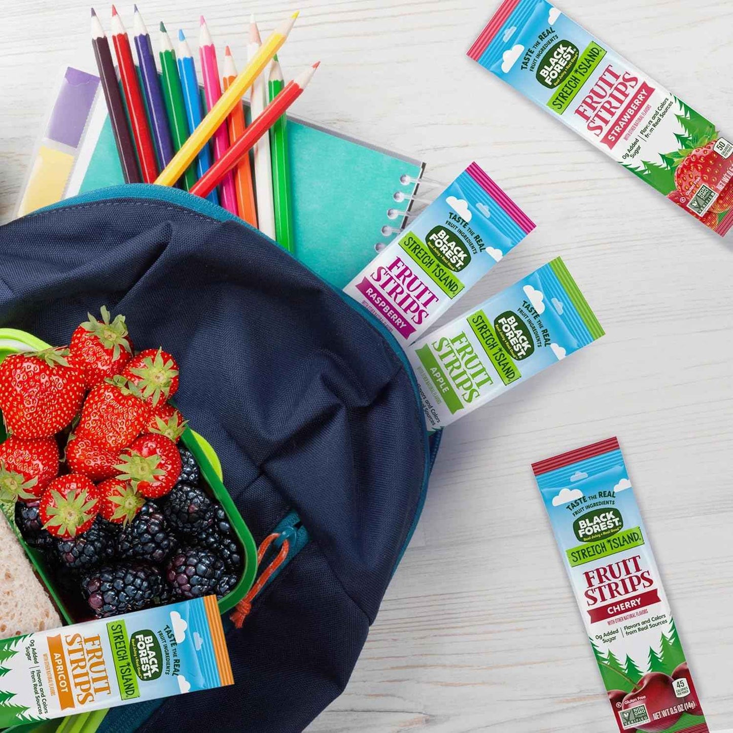 Stretch Island Fruit Strips – Simple Grab-and-Go Snack Drawer Essential, Zero Added Sugar 48 Count