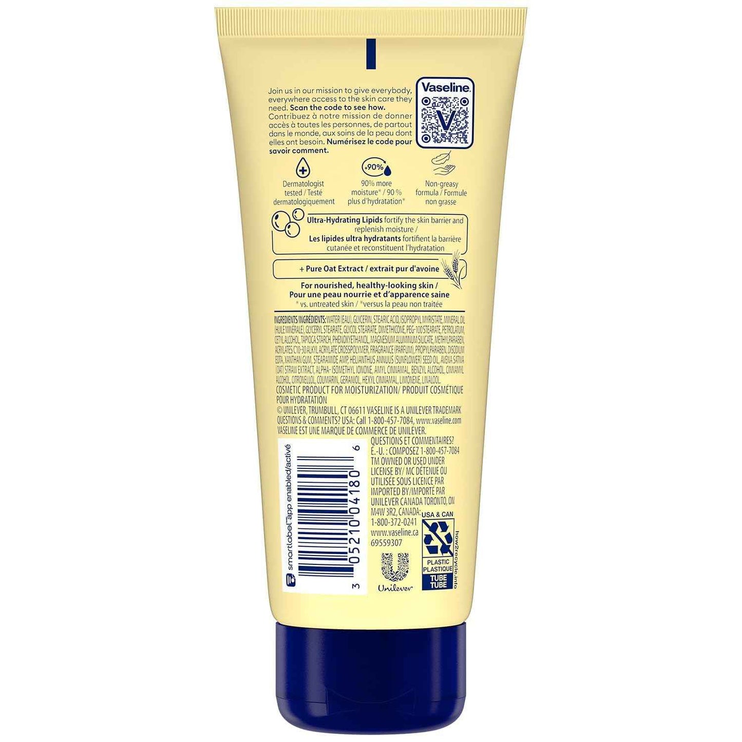 Vaseline Intensive Care Lotion 2-Pack – Travel-Size Moisturizer for Camping and Weekend Trips, TSA 3.4 Oz