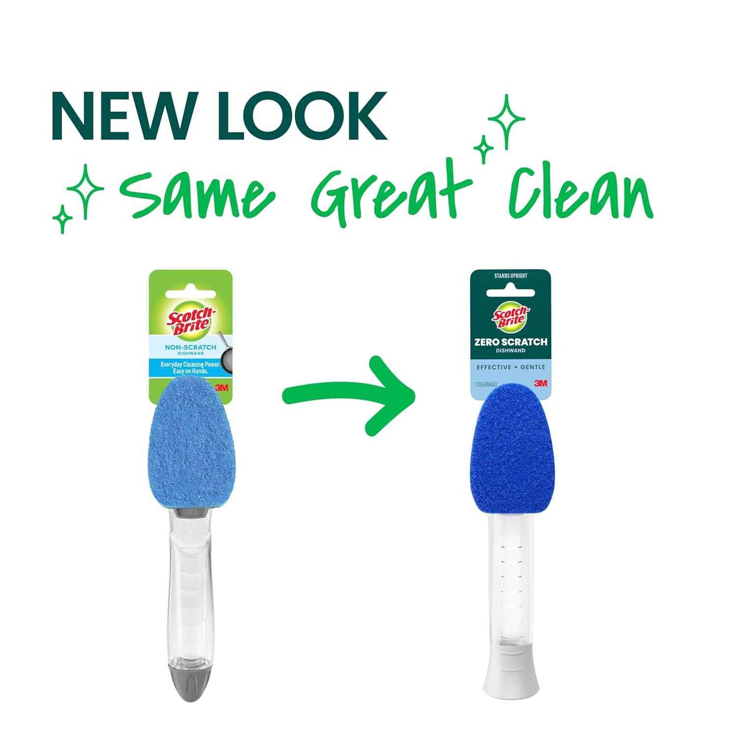 Scotch-Brite Non-Scratch Dishwand – Family-Safe Kitchen Sink Cleaner for Busy Home Cooks