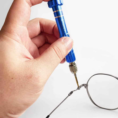 PTSLKHN 5-in-1 Travel Screwdriver – Pocket-Sized Repair Tool for Camping Trips, Road Trips, and Backcountry Adventures
