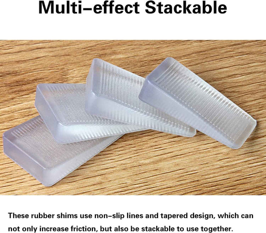 Furniture Leveling Shims – Stabilize Wobbly Tables and Toilets to Prevent Tip-Over and Leaks