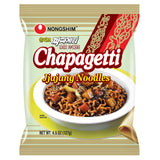 Nongshim Chapagetti Black Bean Noodles – Gentle No-Spice Korean Dinner for Sensitive Stomachs, Microwave Cup, 4-Pack