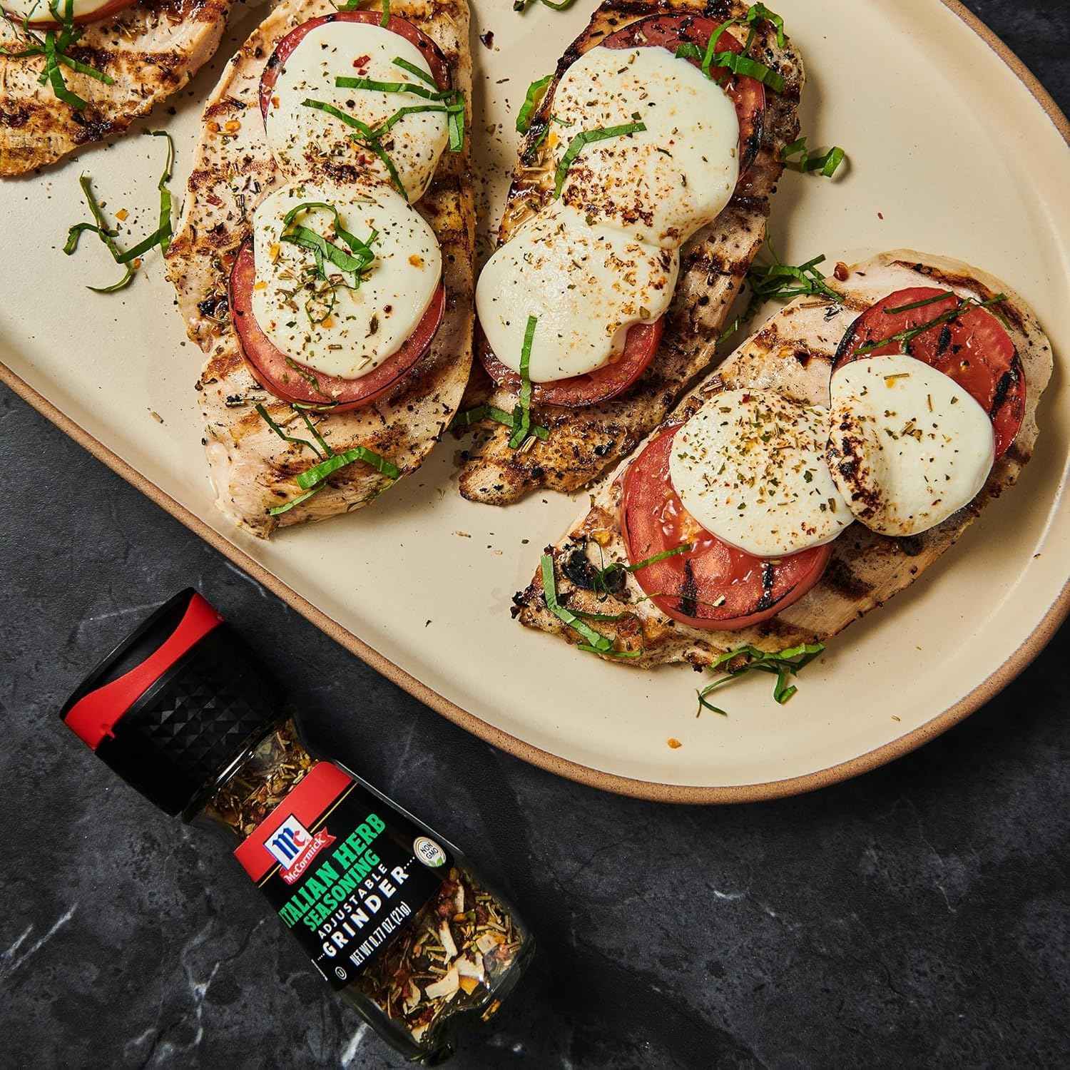 McCormick Italian Herb Seasoning Grinder – Thoughtful Housewarming Gift for Home Cooks and Hosts