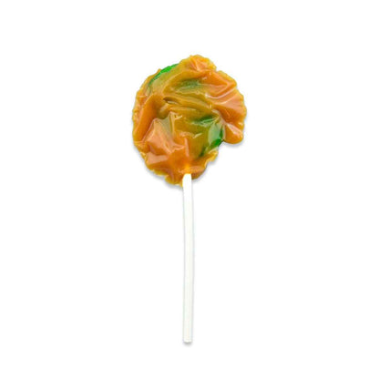 Tootsie Roll Green Apple Caramel Suckers – Reception Desk Candy Dish and Conference Room Snack, Bulk 48 Count