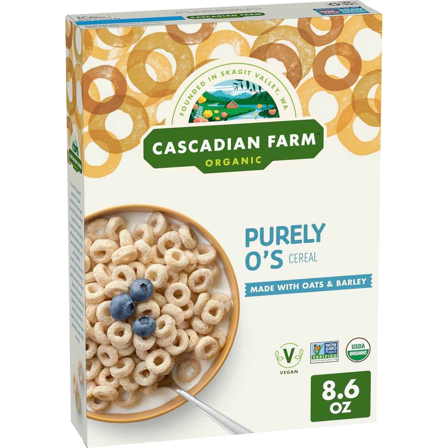 Cascadian Farm Organic Purely O's Cereal – Grab-and-Go Snack for the Office Pantry