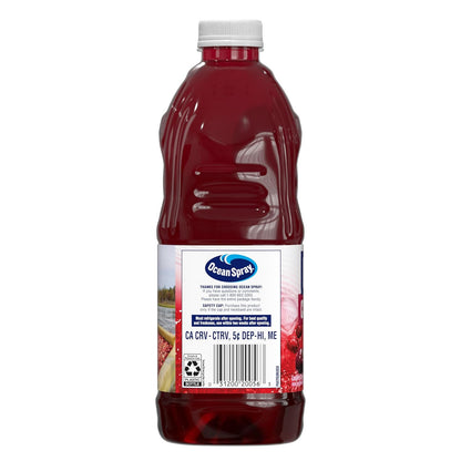 Ocean Spray® Diet Cran-Cherry® Cranberry Cherry Juice Drink – Patio and Backyard Mixer, 64 oz Bottle for Open-Air Gatherings
