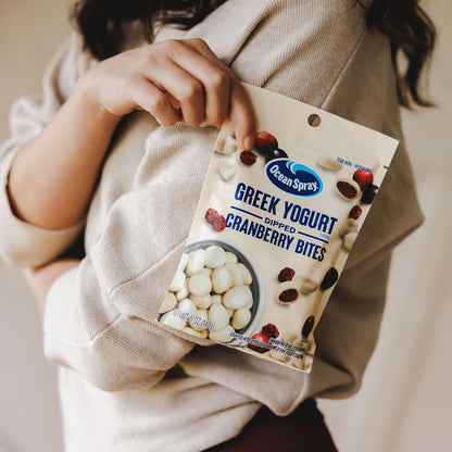 Ocean Spray Greek Yogurt Covered Craisins, Trail Mix Ingredient for Hiking and Camping Adventures