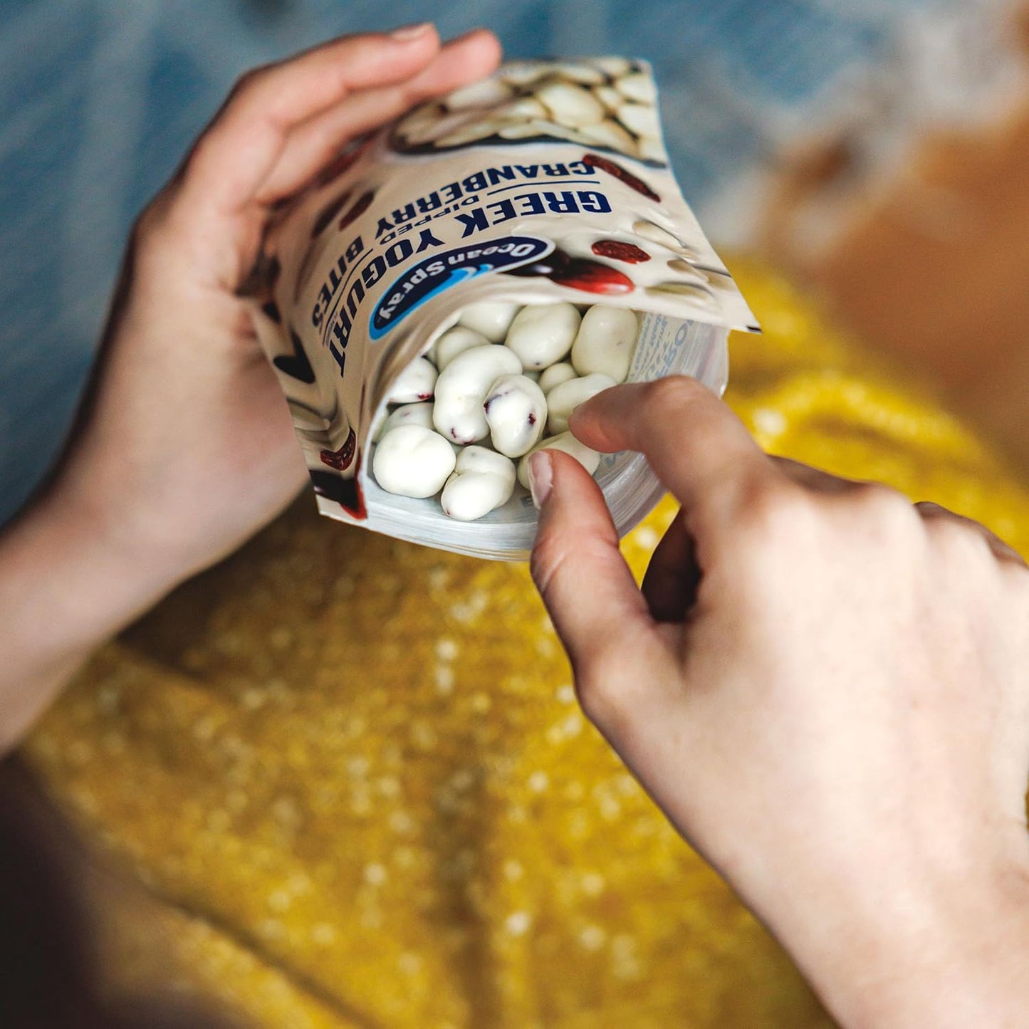 Ocean Spray Greek Yogurt Covered Craisins, Trail Mix Ingredient for Hiking and Camping Adventures