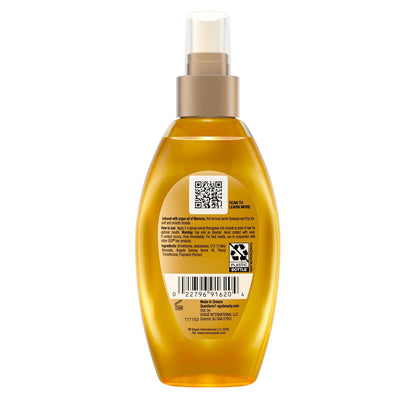 OGX Renewing Argan Oil of Morocco Weightless Healing Dry Oil Spray – Nightly Self-Care Mist for Split Ends and Frizzy Hair, 4 Fl Oz