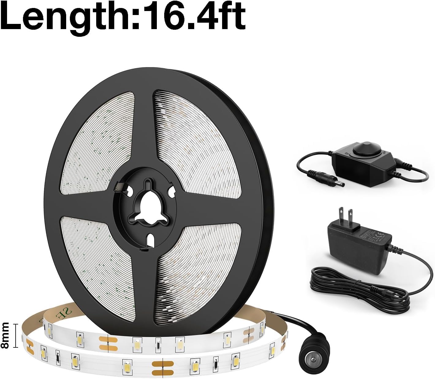 Olafus LED Strip Lights for Clean Modern Interiors, Low-Profile Peel-and-Stick Lighting for Uncluttered Spaces