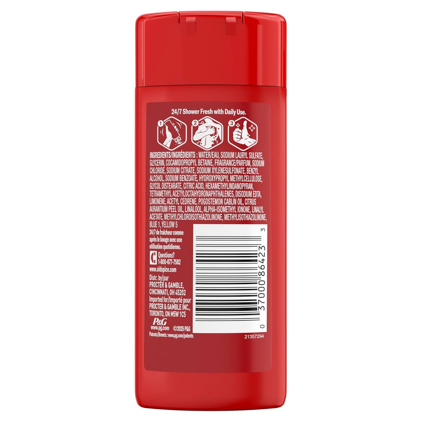 Old Spice Aluminum-Free Deodorant Aqua Reef — Birthday Gift for Men, 48-Hour Odor Protection Pack of 4 with Travel Body Wash
