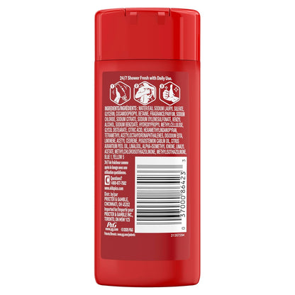 Old Spice Aluminum-Free Deodorant Aqua Reef — Birthday Gift for Men, 48-Hour Odor Protection Pack of 4 with Travel Body Wash