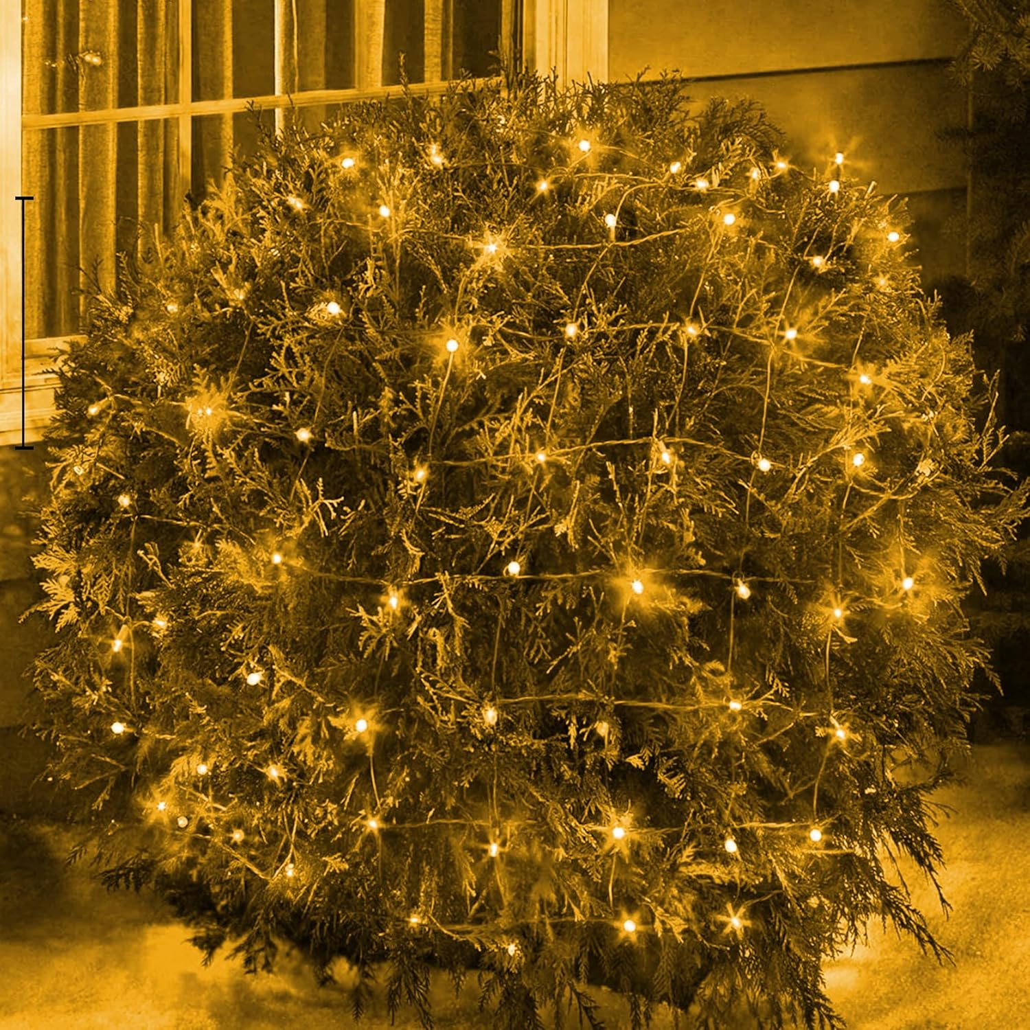 Ollny Christmas Net Lights – 29V Low Voltage Mesh Lights, Cool to Touch Holiday Lights Safe Around Kids and Pets, 8 Modes