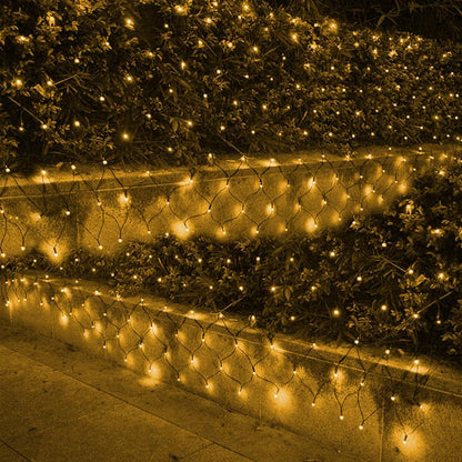 Ollny Christmas Net Lights – 29V Low Voltage Mesh Lights, Cool to Touch Holiday Lights Safe Around Kids and Pets, 8 Modes