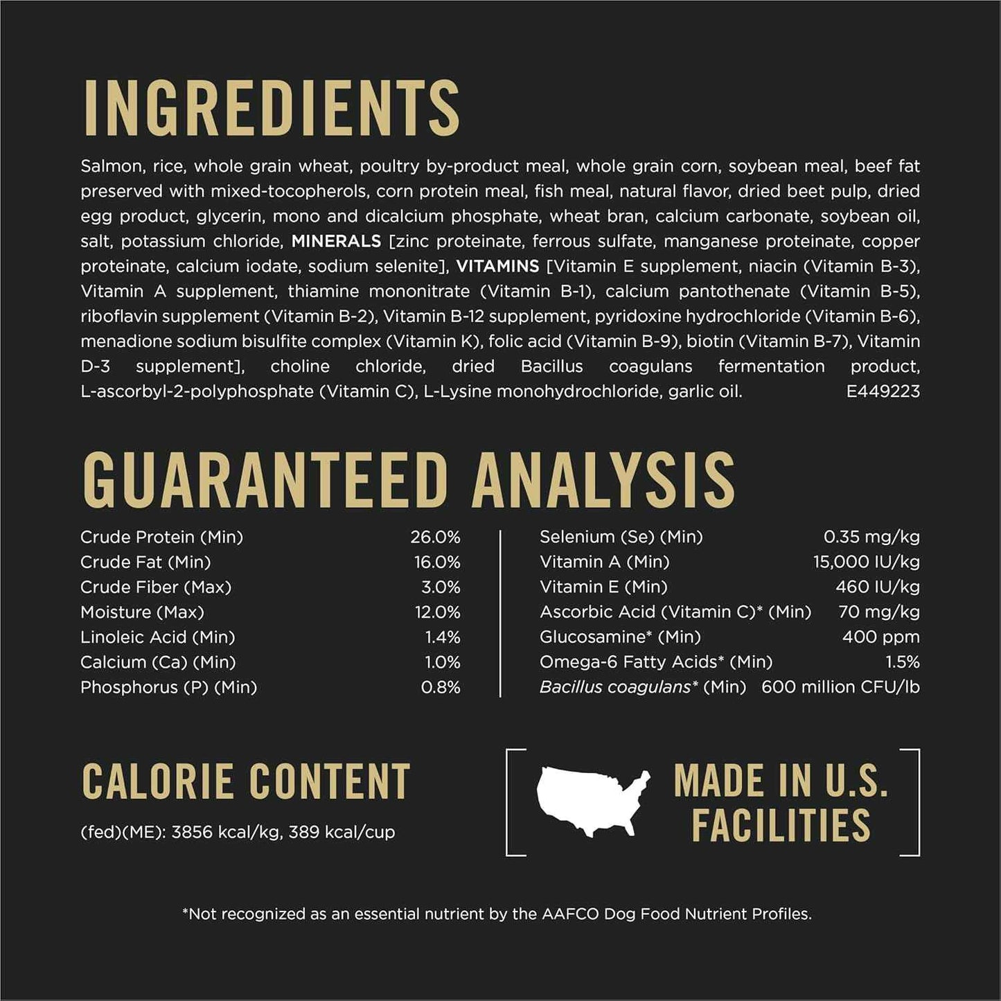 Purina Pro Plan Shredded Blend with Real Salmon First, Crafted High-Protein Dog Food, 33 lb.