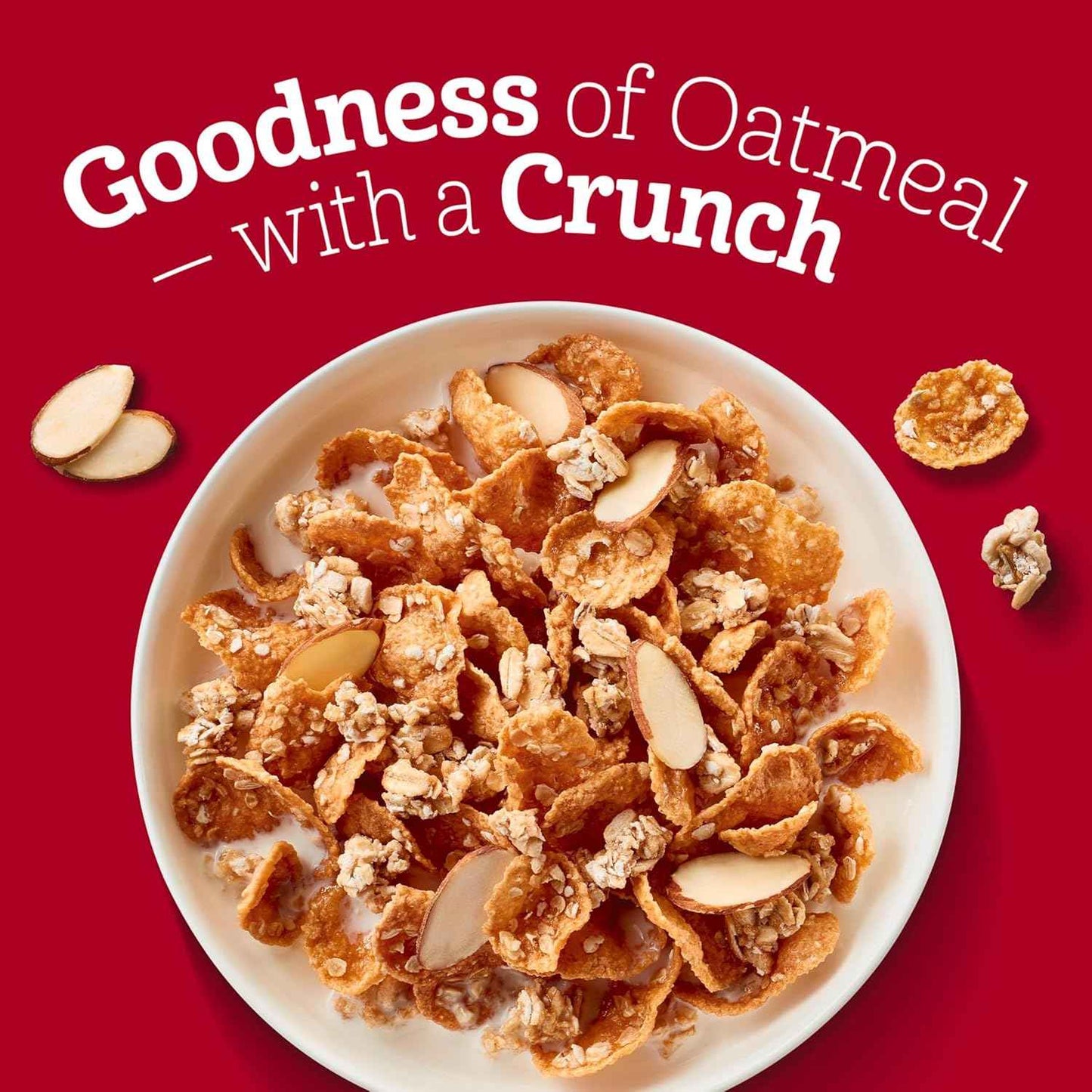 General Mills Oatmeal Crisp Heart Healthy Cereal – High Fiber Breakfast for Busy Workday Focus