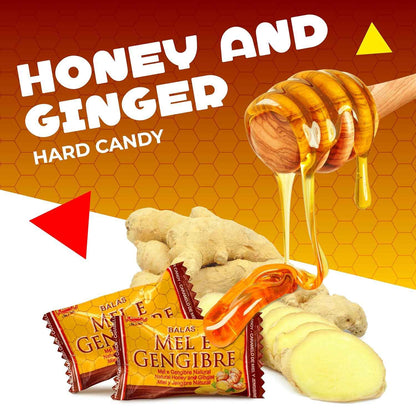 Mountain Meadow Sweets Honey Ginger Hard Candy – Heartfelt Birthday Gift for Mom and Women, Individually Wrapped Old Fashioned Treats