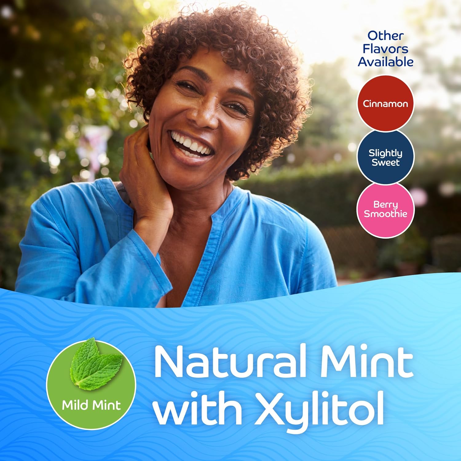 Oracoat XyliMelts – Thoughtful Care Package Gift for Mom, Grandma, or Cancer Patients Dealing with Dry Mouth, 40 Count Mild Mint