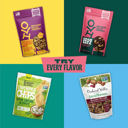 Orchard Valley Harvest Cran Nut Trail Mix – Hiking and Trail-Ready Snack Pouches with Cranberries and Almonds