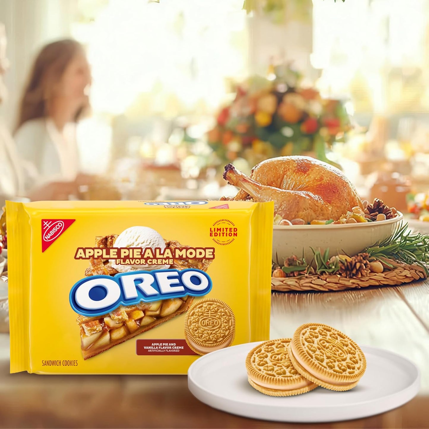 OREO Apple Pie a la Mode Cookies – Seasonal Gift Basket Treat for Friends and Family