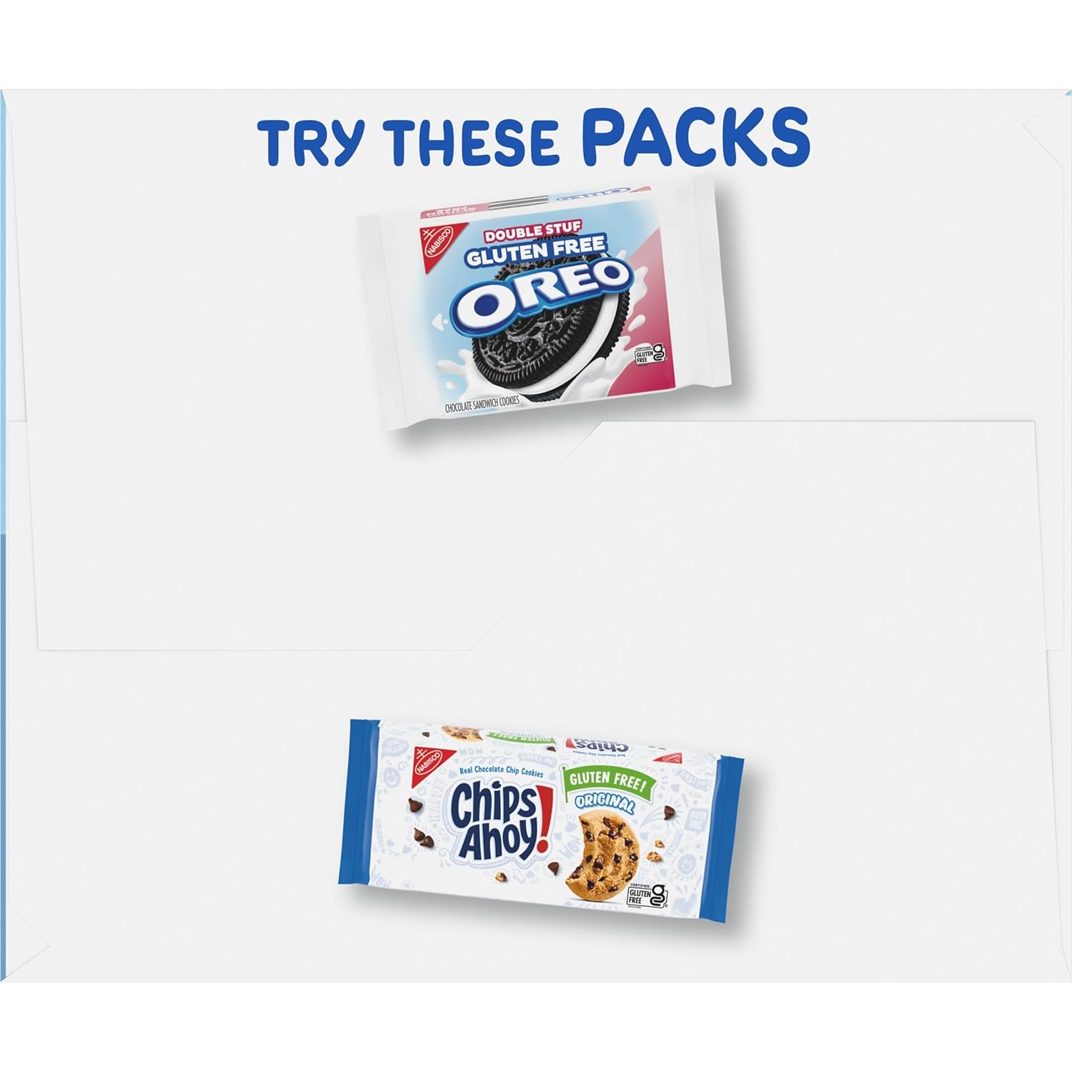 OREO & CHIPS AHOY! Gluten Free Cookies – Travel Snack Pack for Road Trips, Camping, and Carry-On Bags