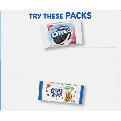 OREO & CHIPS AHOY! Gluten Free Cookies – Travel Snack Pack for Road Trips, Camping, and Carry-On Bags