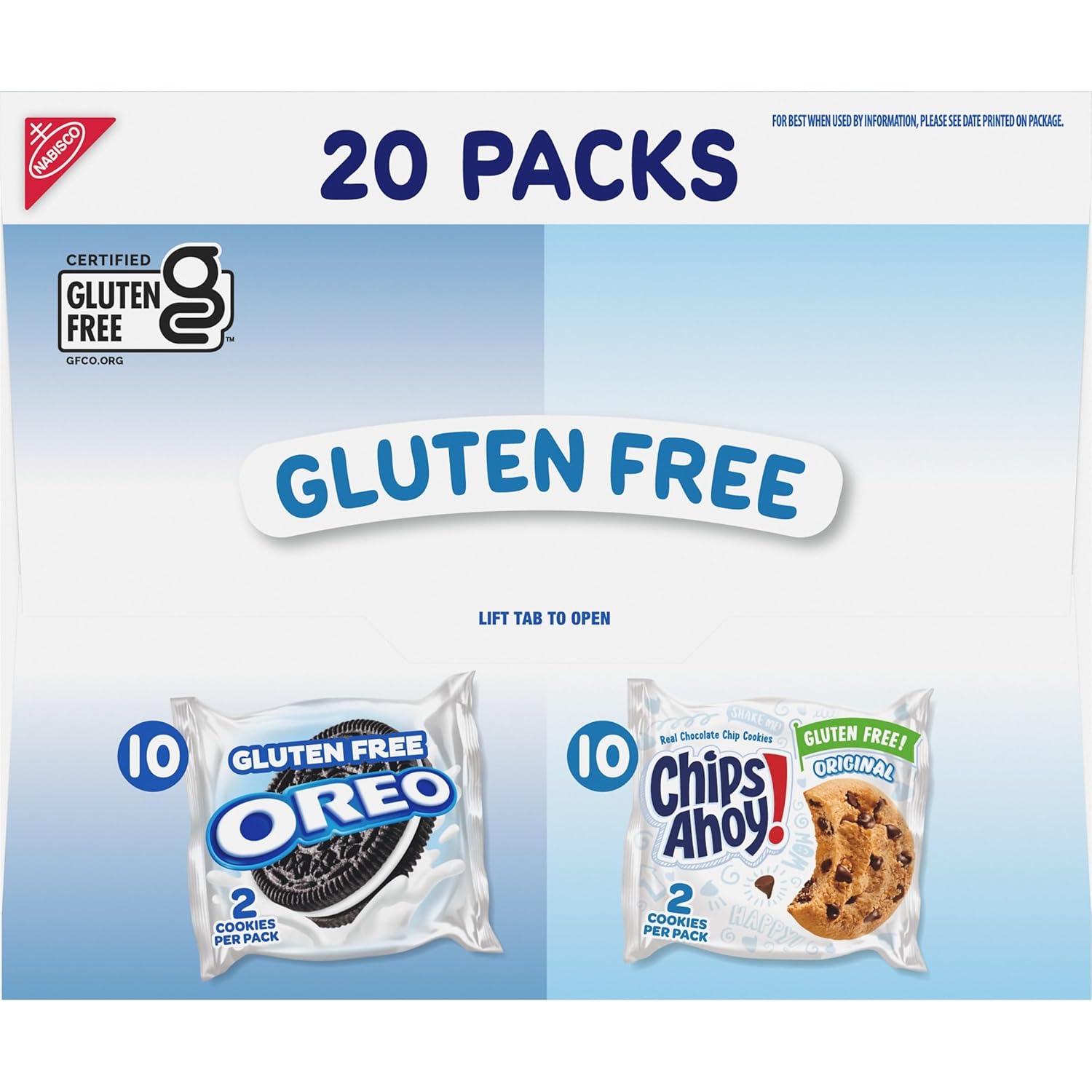 OREO & CHIPS AHOY! Gluten Free Cookies – Travel Snack Pack for Road Trips, Camping, and Carry-On Bags