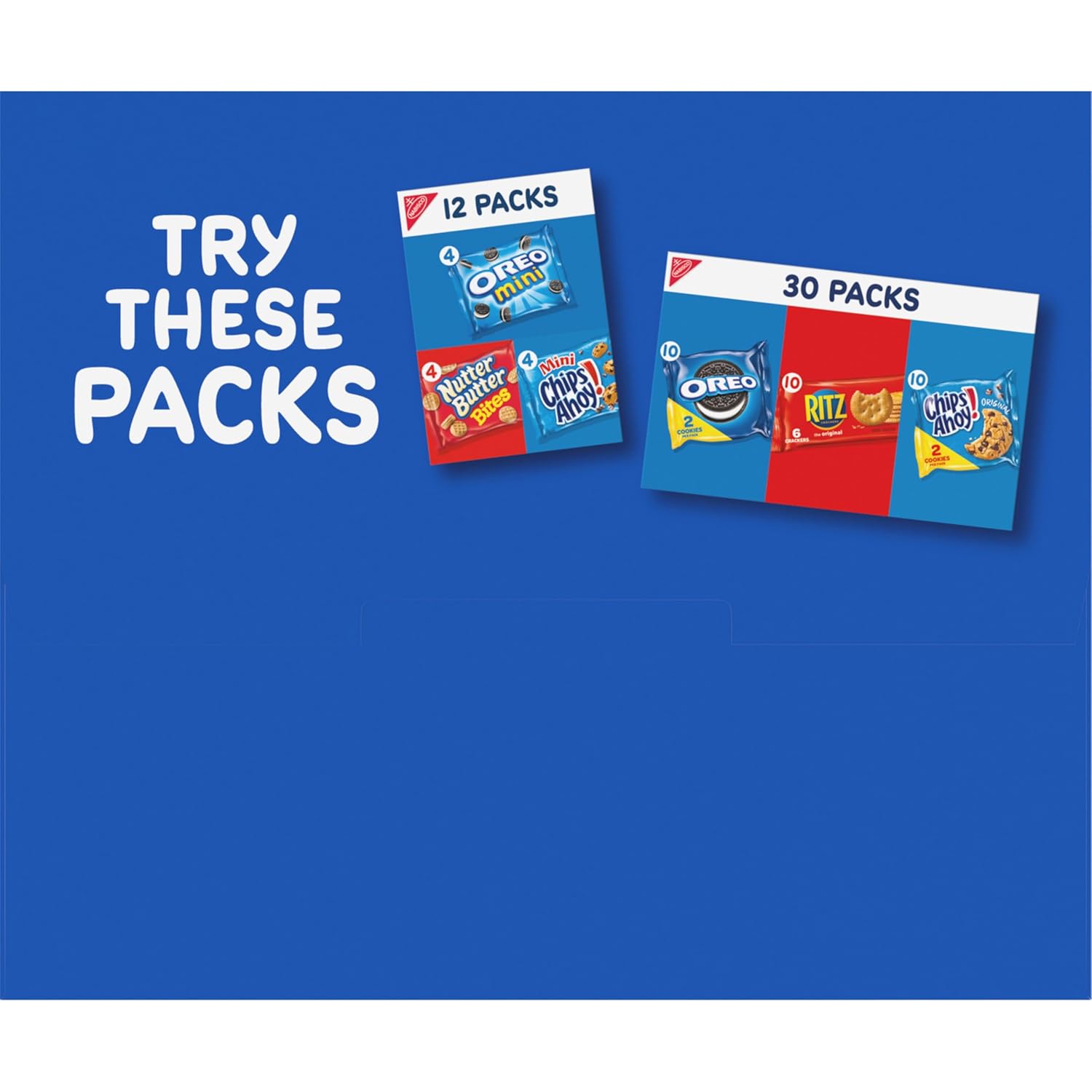 OREO Chocolate Sandwich Cookies Snack Packs – Road Trip and Commuter Snacks That Resist Crushing, 20 Travel Packs