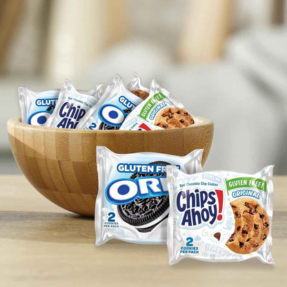 OREO & CHIPS AHOY! Gluten Free Cookies – Travel Snack Pack for Road Trips, Camping, and Carry-On Bags