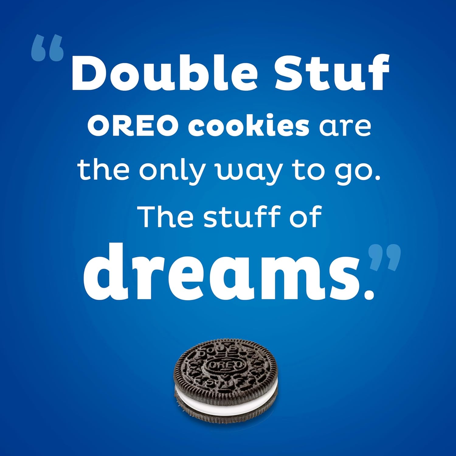 OREO Double Stuf Chocolate Sandwich Cookies – Resealable Travel Snack for Road Trips, Camping Trips, and Picnic Baskets, 24.95 oz Party Size
