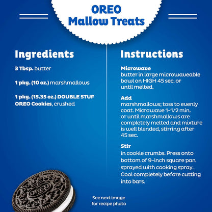OREO Double Stuf Chocolate Sandwich Cookies – Resealable Travel Snack for Road Trips, Camping Trips, and Picnic Baskets, 24.95 oz Party Size