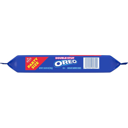 OREO Double Stuf Chocolate Sandwich Cookies – Resealable Travel Snack for Road Trips, Camping Trips, and Picnic Baskets, 24.95 oz Party Size