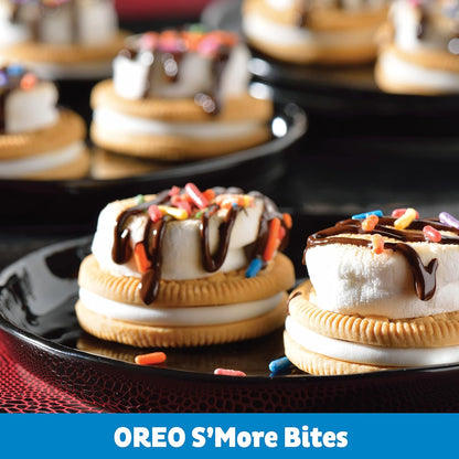 OREO Golden Sandwich Cookies Party Size – Portable Resealable Snack for Picnics, Camping, and Backyard Cookouts