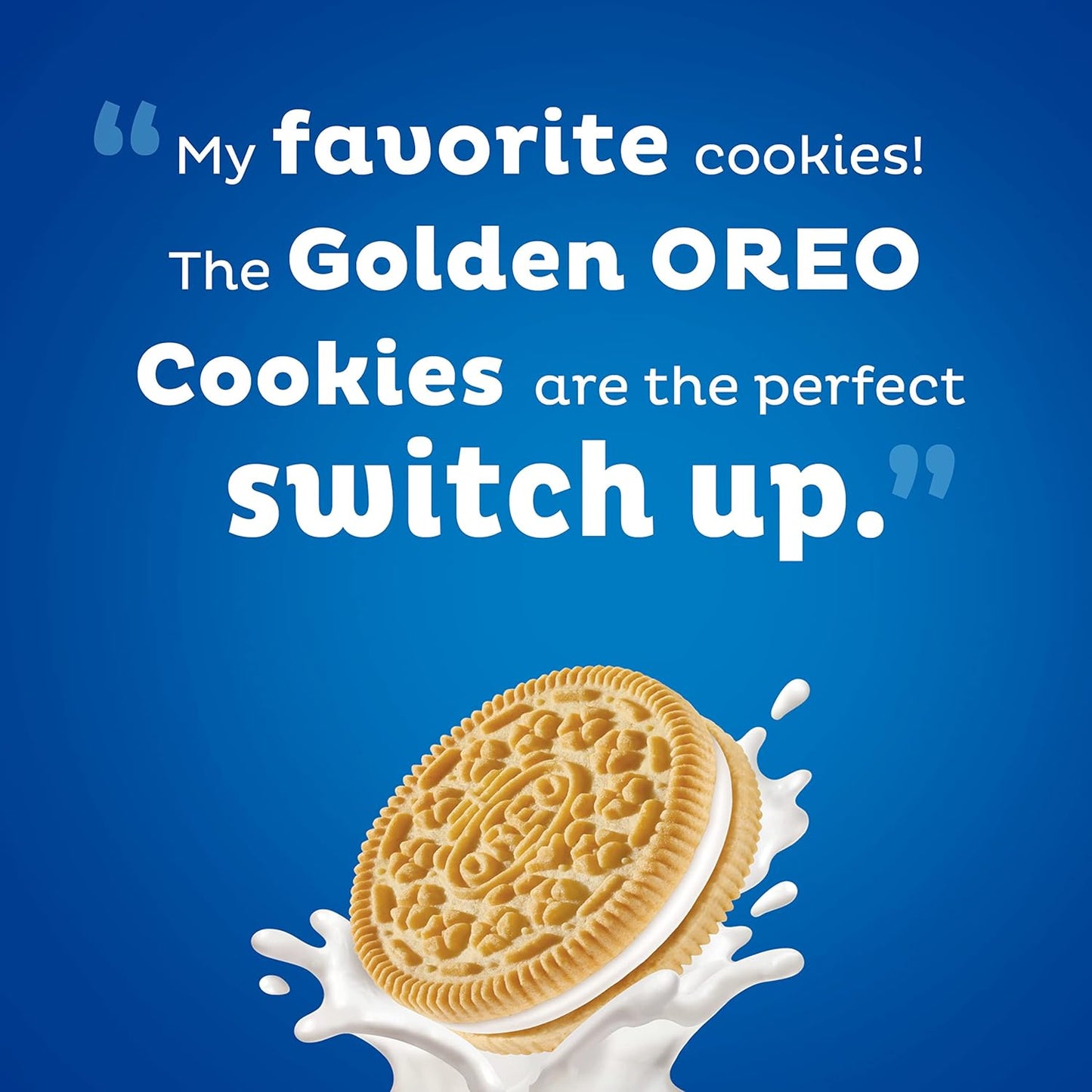 OREO Golden Sandwich Cookies Party Size – Portable Resealable Snack for Picnics, Camping, and Backyard Cookouts