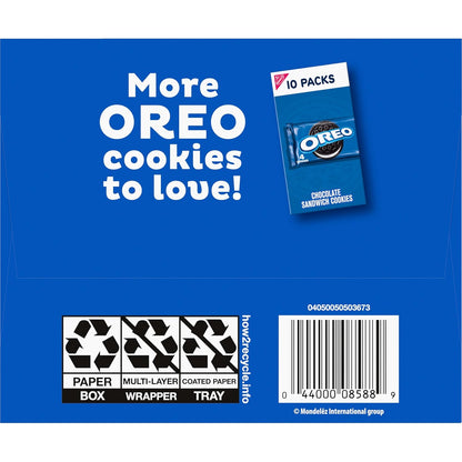 OREO Lovers Variety Pack – School Lunchbox Snacks for Kids, 20 Individually Wrapped Cookie and Snack Cake Packs