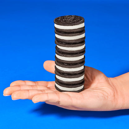OREO Mega Stuf Chocolate Sandwich Cookies, Party Size 25.35 oz – Office Break Room Pantry Snack for Shared Workspaces