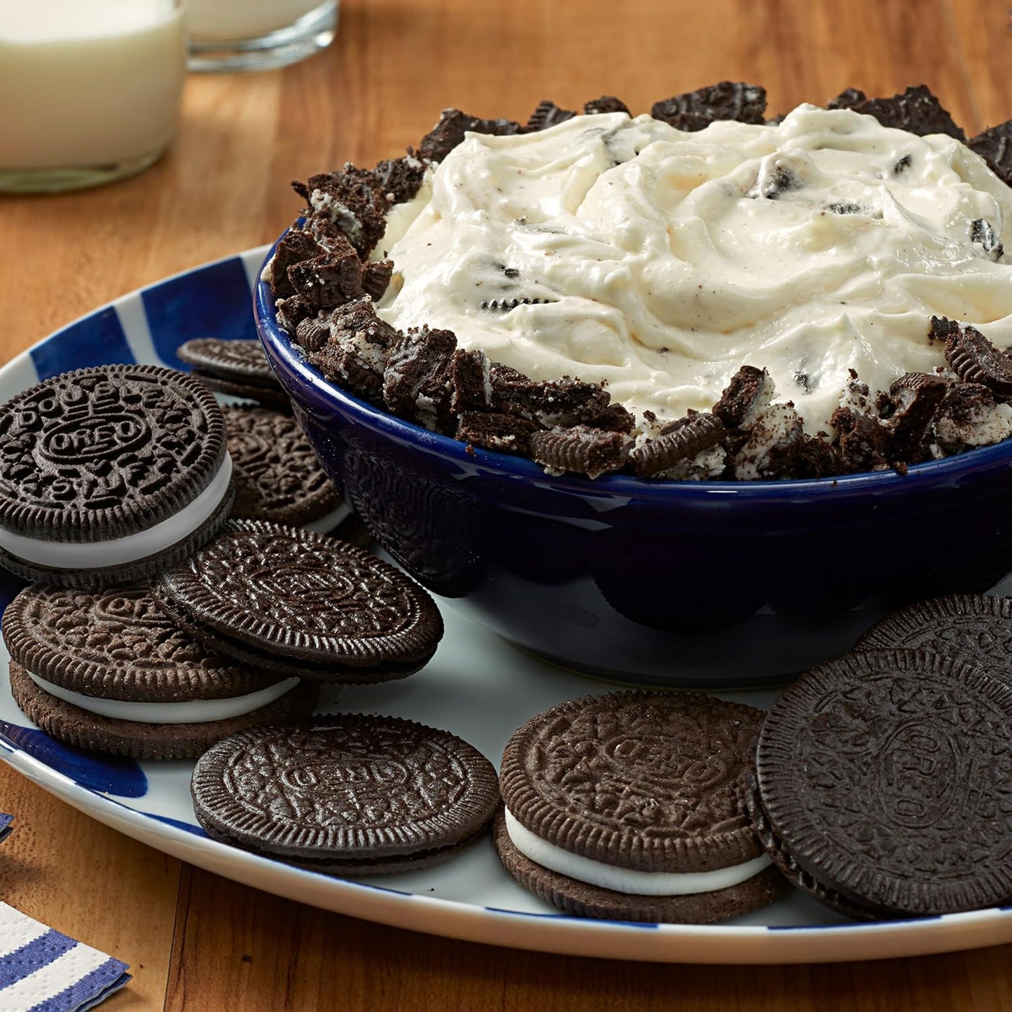 OREO Mega Stuf Chocolate Sandwich Cookies, Party Size 25.35 oz – Office Break Room Pantry Snack for Shared Workspaces